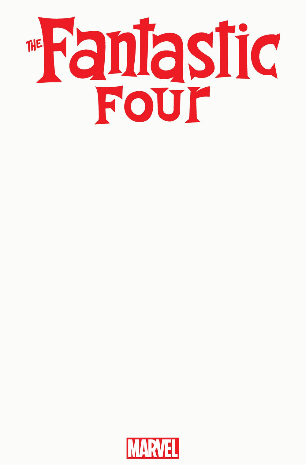 FANTASTIC FOUR #1 FACSIMILE EDITION BLANK VARIANT [NEW PRINTING] (01/08/2025)