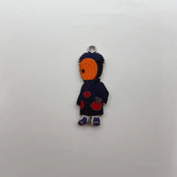 7 PCS Naruto Key Chain Charms, Anime Cartoons Character Alloy Charms Pendant - CloudAnimeStudio