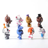 8 PCs Set Freddy Figures, Five Nights At Freddy's FNAF Horror Gaming Figurines - CloudAnimeStudio