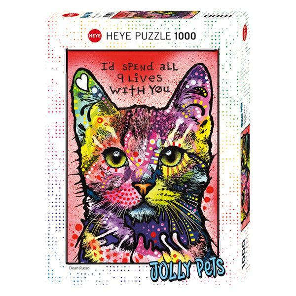 9 Lives Jolly Pets 1000 Piece Jigsaw Puzzle Heye CLOUDANIMESTUDIO
