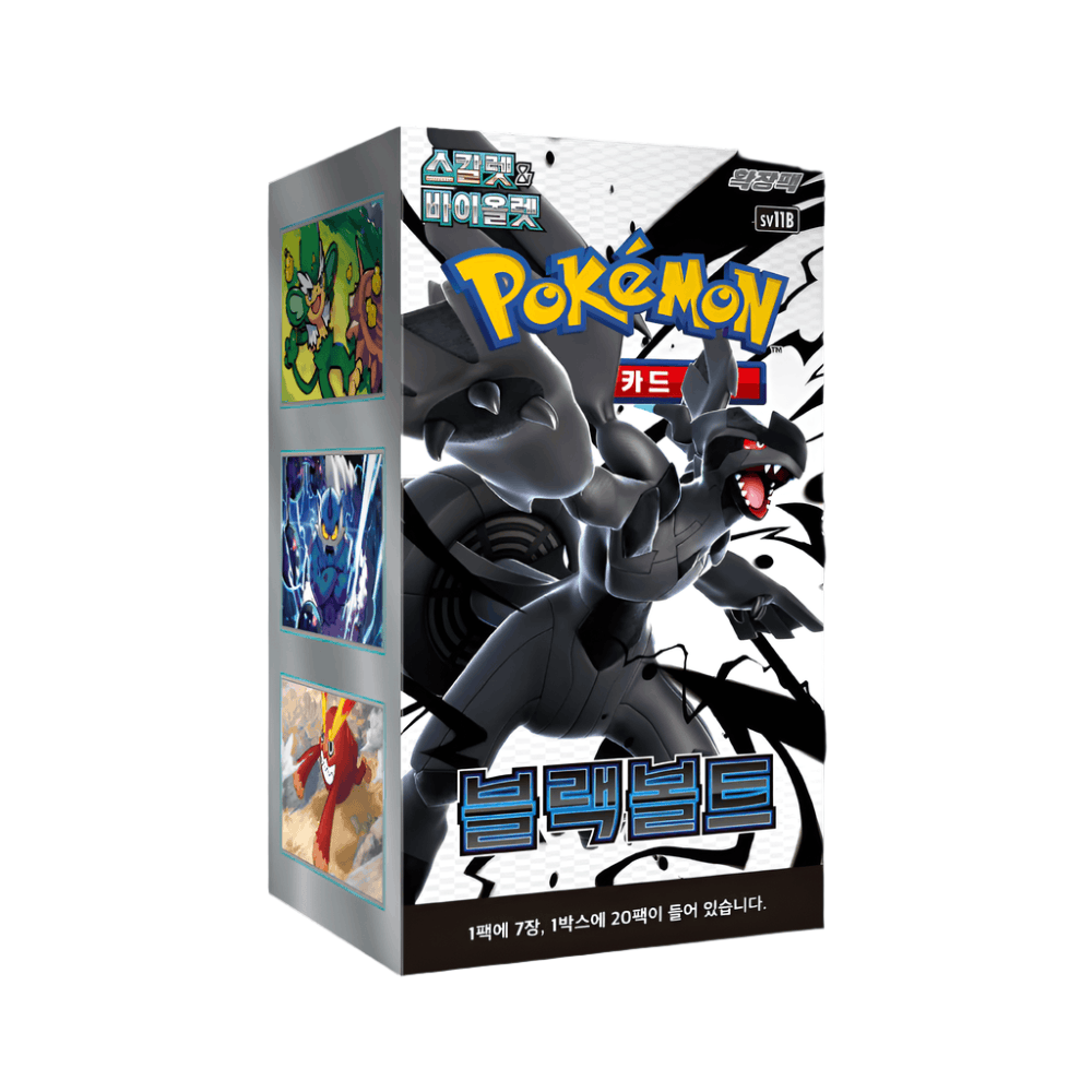 (Korean) Pokémon TCG: Black Bolt Booster Box CLOUDANIMESTUDIO