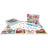 A Day at the Spa 500 Piece Jigsaw Puzzle Eurographics