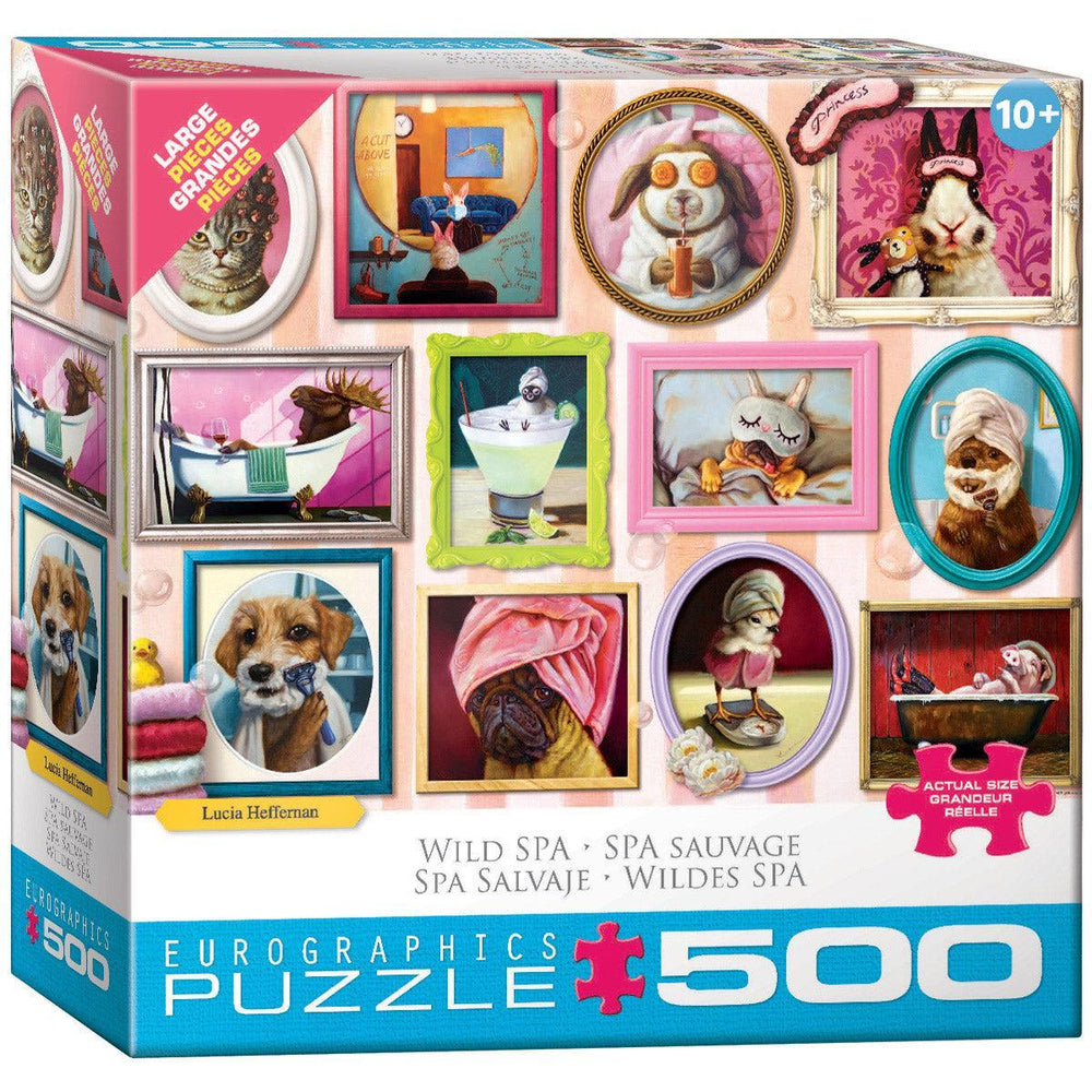 A Day at the Spa 500 Piece Jigsaw Puzzle Eurographics
