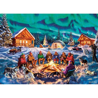 A Night if Northern Lights 1000 Piece Jigsaw Puzzle Gibsons CLOUDANIMESTUDIO