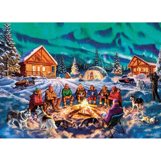 A Night if Northern Lights 1000 Piece Jigsaw Puzzle Gibsons CLOUDANIMESTUDIO