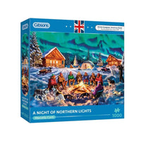 A Night if Northern Lights 1000 Piece Jigsaw Puzzle Gibsons CLOUDANIMESTUDIO