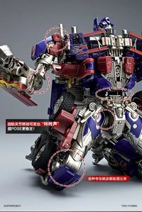 Optimus Prime and Bumblebee Autobots Anime Figures, Transformation Robot Toys 30 CM