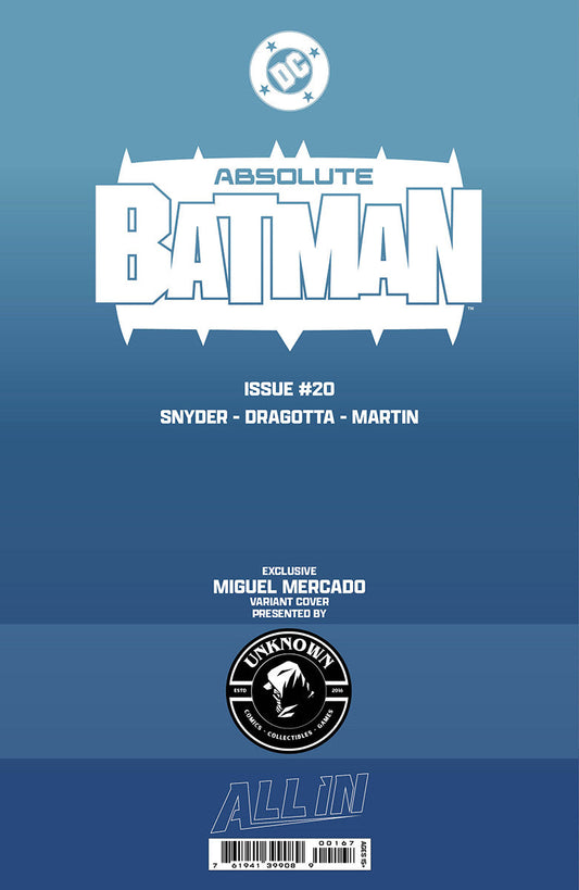 [FOIL] ABSOLUTE BATMAN #20 MIGUEL MERCADO EXCLUSIVE VIRGIN VAR (05/13/2026)