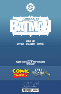 ABSOLUTE BATMAN #21 TYLER KIRKHAM EXCLUSIVE BATTLE DAMAGED DEATHSTROKE VAR (06/17/2026)