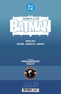 ABSOLUTE BATMAN #23 MARCO MASTRAZZO EXCLUSIVE VIRGIN VAR (08/12/2026) CLOUDANIMESTUDIO