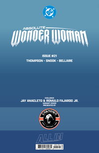 ABSOLUTE WONDER WOMAN #21 JAY ANACLETO EXCLUSIVE VAR (06/24/2026)