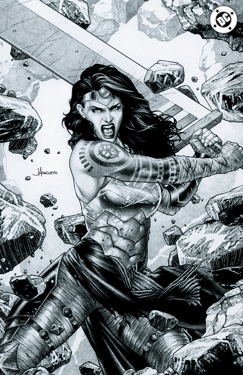 [BLACK & WHITE] ABSOLUTE WONDER WOMAN #21 JAY ANACLETO EXCLUSIVE VIRGIN VAR (06/24/2026)