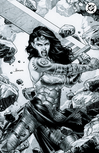 [BLACK & WHITE] ABSOLUTE WONDER WOMAN #21 JAY ANACLETO EXCLUSIVE VIRGIN VAR (06/24/2026)