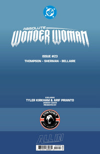 [FOIL] ABSOLUTE WONDER WOMAN #23 TYLER KIRKHAM BATTLE DAMAGED EXCLUSIVE VIRGIN VAR (08/26/2026)