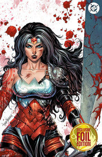 [FOIL] ABSOLUTE WONDER WOMAN #23 TYLER KIRKHAM BATTLE DAMAGED EXCLUSIVE VIRGIN VAR (08/26/2026)