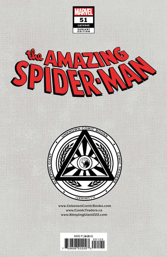 Amazing Spider-Man #51 Unknown Comics Gerald Parel Exclusive  Virgin Var (06/05/2024) CLOUDANIMESTUDIO