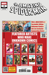 Amazing Spider-Man #3 Unknown Comics Kaare Andrews Exclusive Var (05/07/2025)