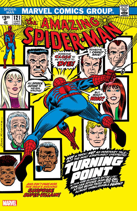 [Foil] Amazing Spider-Man #121 Facsimile Edition Unknown Comics John Romita Exclusive Var (06/14/2023) CLOUDANIMESTUDIO