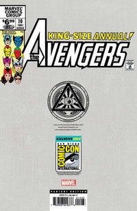 [Signed by Nathan Szerdy] [FOIL] AVENGERS ANNUAL #10 UNKNOWN COMICS NATHAN SZERDY EXCLUSIVE VAR FACSIMILE VIRGIN SDCC 2024 EDITION [IN STOCK] CLOUDANIMESTUDIO