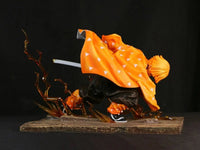 Agatsuma Zenitsu Anime Figurines, Demon Slayer Action Figures PVC Model Collection 24cm - CloudAnimeStudio