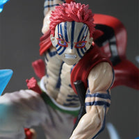 Akaza of Twelve Kizuki Demon Slayer Action Figures, LED PVC Anime Collection Model 26cm - CloudAnimeStudio