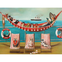 All Paws on Deck 500 Piece Jigsaw Puzzle NYPC