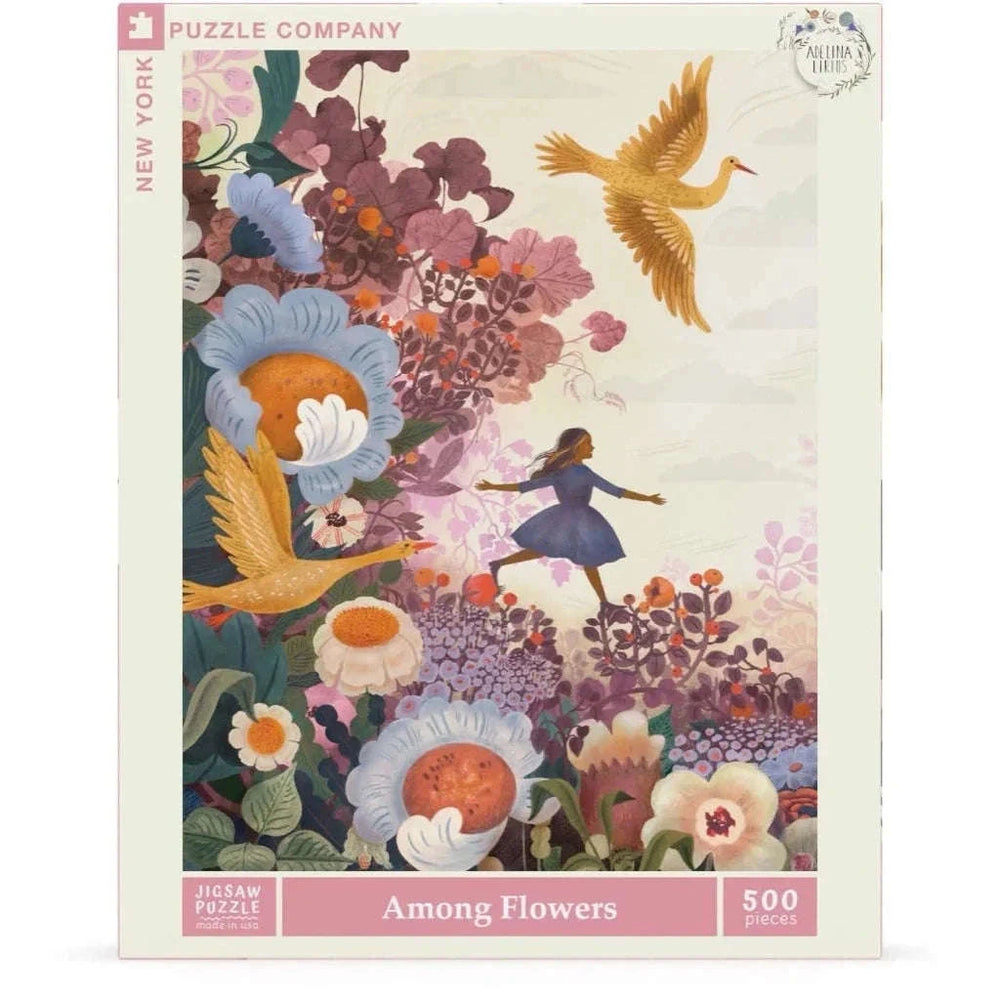 Among Flowers 500 Piece Jigsaw Puzzle NYPC CLOUDANIMESTUDIO