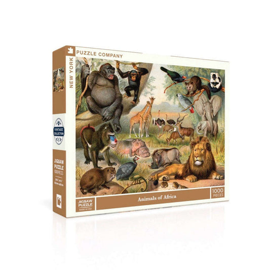 Animals of Africa 1000 Piece Jigsaw Puzzle NYPC CLOUDANIMESTUDIO