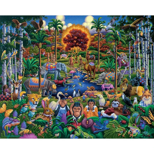 Animals of Eden 500 Piece Jigsaw Puzzle Dowdle CLOUDANIMESTUDIO
