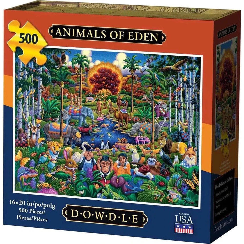 Animals of Eden 500 Piece Jigsaw Puzzle Dowdle CLOUDANIMESTUDIO