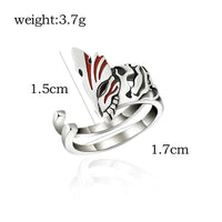 Anime Bleach Cosplay Ring Kurosaki Ichigo Metal Adjustable Unisex Rings Jewelry Accessories - CLOUDANIMESTUDIO