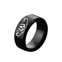 Anime Jujutsu Kaisen Ryomen Sukuna Itadori Yuji Ring Cosplay Stainless Steel Ring Jewelry Accessories - CLOUDANIMESTUDIO
