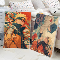 Anime Naruto Shippuden Posters, Naruto Sasuke Sakura Kakashi Pain Paper Print Home Living Room Bedroom Entrance Bar Cafe Art Painting Decoration Wall Art - CloudAnimeStudio