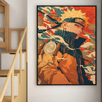 Anime Naruto Shippuden Posters, Naruto Sasuke Sakura Kakashi Pain Paper Print Home Living Room Bedroom Entrance Bar Cafe Art Painting Decoration Wall Art - CloudAnimeStudio