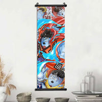 Anime ONE PIECE Poster Scrolls Wall Art, Sanji Roronoa Zoro Luffy Nami Canvas Prints Kids Room Decoration Hanging Scrolls - CloudAnimeStudio