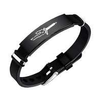 Anime Stainless Steel Bracelet Jujutsu Kaisen Fushiguro Toji Inverted Spear of Heaven Cosplay - CLOUDANIMESTUDIO