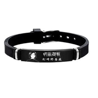 Anime Stainless Steel Bracelet Jujutsu Kaisen Fushiguro Toji Inverted Spear of Heaven Cosplay - CLOUDANIMESTUDIO