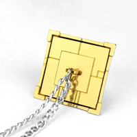 Anime Yu-Gi-Oh Necklace Yugi Muto Millennium Puzzle Millennium Ring Necklace for Fans Jewelry Gift - CLOUDANIMESTUDIO