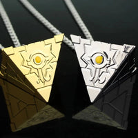 Anime Yu-Gi-Oh Necklace Yugi Muto Millennium Puzzle Millennium Ring Necklace for Fans Jewelry Gift - CLOUDANIMESTUDIO