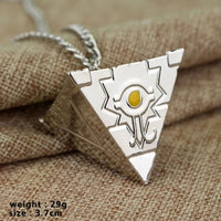 Anime Yu-Gi-Oh Necklace Yugi Muto Millennium Puzzle Millennium Ring Necklace for Fans Jewelry Gift - CLOUDANIMESTUDIO