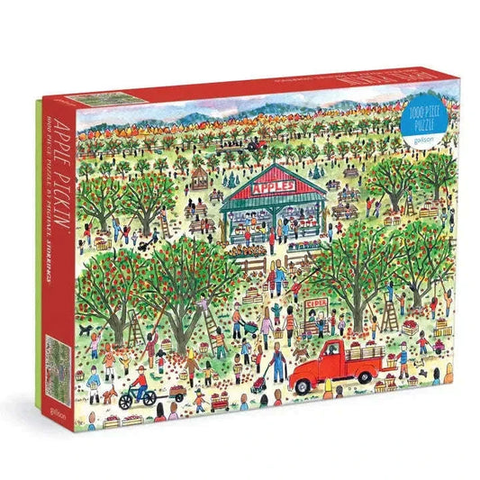 Apple Pickin' 1000 Piece Jigsaw Puzzle Galison CLOUDANIMESTUDIO