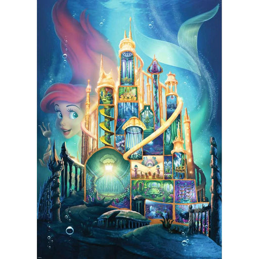 Ariel "Disney Castle Collection" 1000 Piece Jigsaw Puzzle Ravensburger CLOUDANIMESTUDIO