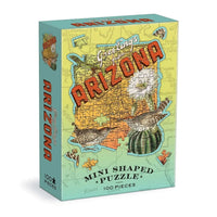 Arizona 100 Piece Mini Shaped Jigsaw Puzzle Galison CLOUDANIMESTUDIO