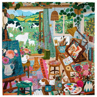 Artist's Cottage 1000 Piece Jigsaw Puzzle eeBoo CLOUDANIMESTUDIO