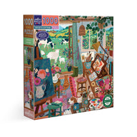 Artist's Cottage 1000 Piece Jigsaw Puzzle eeBoo CLOUDANIMESTUDIO