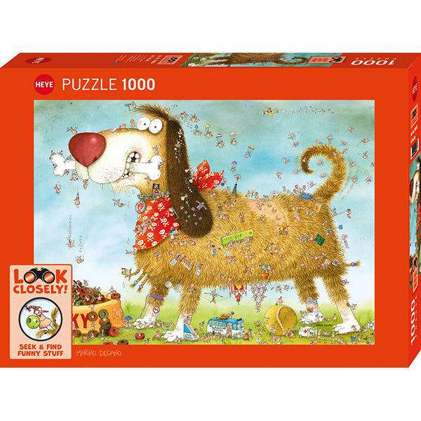 At the Dog Look Closely Seek & Find 1000 Piece Jigsaw Puzzle Heye CLOUDANIMESTUDIO