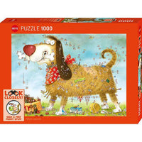 At the Dog Look Closely Seek & Find 1000 Piece Jigsaw Puzzle Heye CLOUDANIMESTUDIO