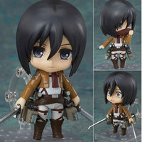 Attack on Titan Anime Figures, Shingeki no Kyojin Levi Ackerman, Eren Jaeger, Mikasa·Ackerman, Cute Kawaii Chibi Anime Figurines 10 cm - CloudAnimeStudio