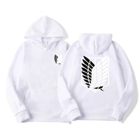 Attack on Titan Men's Hoodie, Anime Scout Regiment Military Division Hoodies Streetwear Pullover Hoodies Sweatshirt Clothes - CloudAnimeStudio