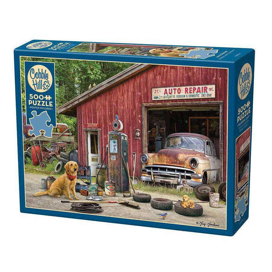 Auto Repair 500 Piece Jigsaw Puzzle Cobble Hill CLOUDANIMESTUDIO